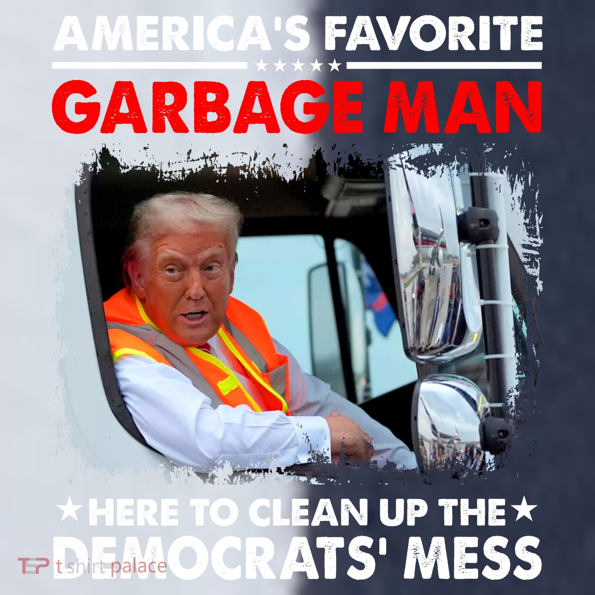 Americas Favorite Garbage Man Here To Clean Up The Democrats Mess Trump 2024 Sport-Tek Competitor United Soccer Jersey