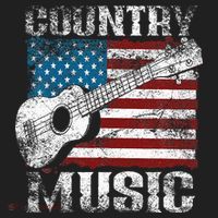 American Flag Guitar Player Funny Country Music Lover Beanie thumb 2