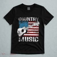 American Flag Guitar Player Funny Country Music Lover T-Shirt thumb 5