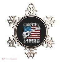 American Flag Guitar Player Funny Country Music Lover Ornament thumb 0