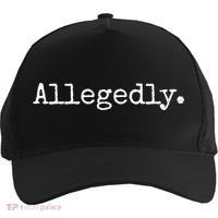 Allegedly Funny Gift Funny Lawyer Cool Gift Funny Lawyer Meaningful Gift Five-Panel Snapback Cap thumb 0