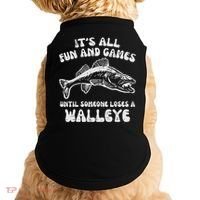 All Fun Games Until Loses Walleye  Doggie Tank thumb 0