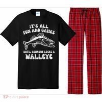 All Fun Games Until Loses Walleye  Pajama Set thumb 0