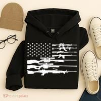 American Flag Gun Patriot Hoodie thumb 4