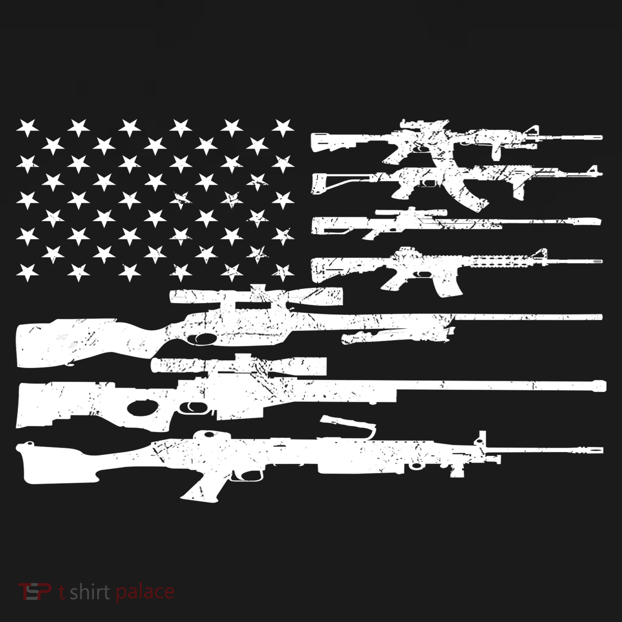 American Flag Gun Patriot Sweatshirt