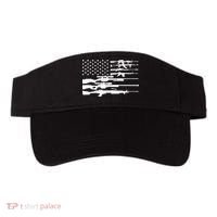 American Flag Gun Patriot Visor thumb 0