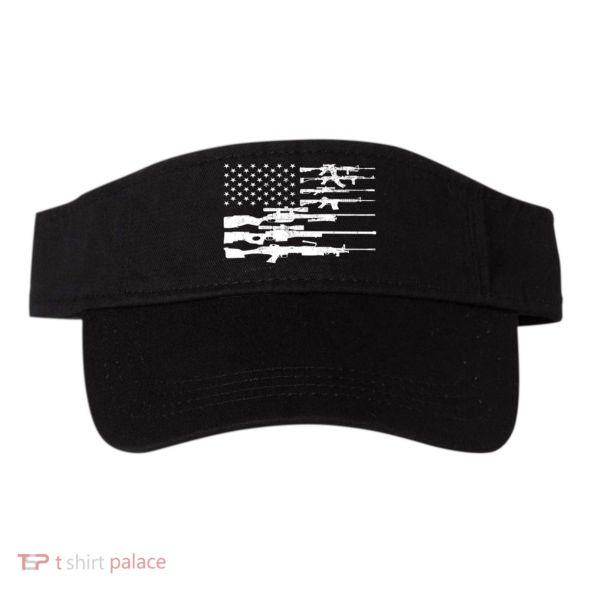 American Flag Gun Patriot Visor