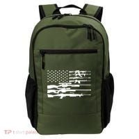 American Flag Gun Patriot Backpack thumb 0