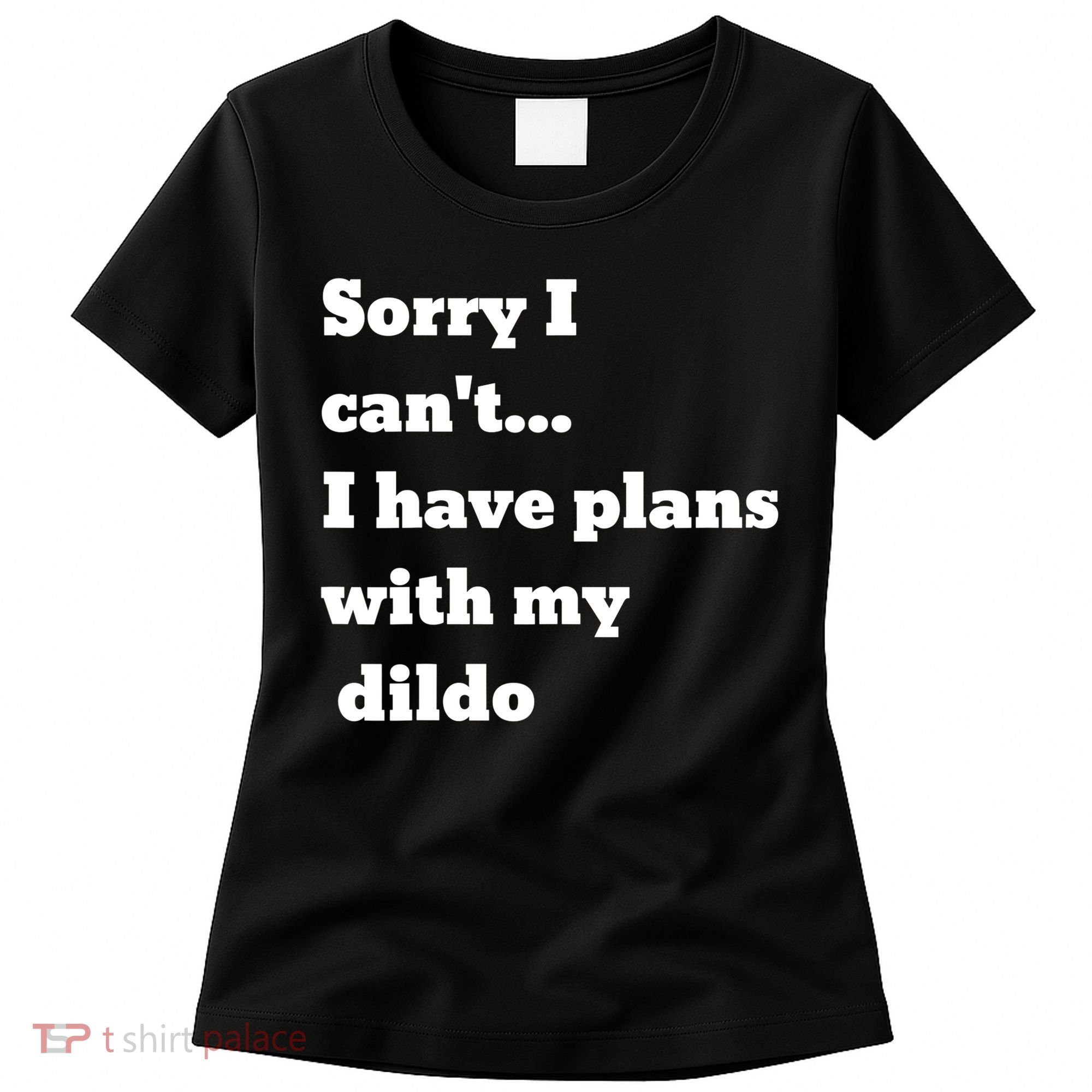 A Funny Gift Sorry I Can't I Have Plans With My Dildo Women's T-Shirt