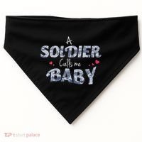 Army Friend Gift For Proud Army Wives And Friends USA-Made Doggie Bandana thumb 0
