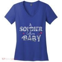 Army Friend Gift For Proud Army Wives And Friends Women's V-Neck T-Shirt thumb 0