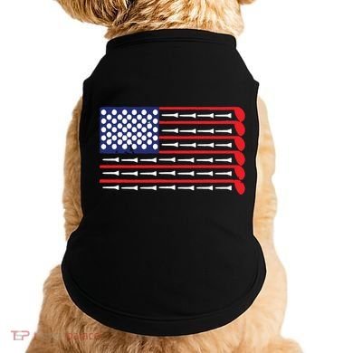 American Flag Golf Doggie Tank