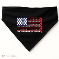American Flag Golf USA-Made Doggie Bandana thumb 0