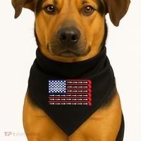 American Flag Golf USA-Made Doggie Bandana thumb 1