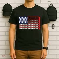 American Flag Golf T-Shirt thumb 6
