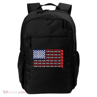 American Flag Golf Backpack