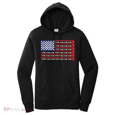 American Flag Golf Women's Hoodie