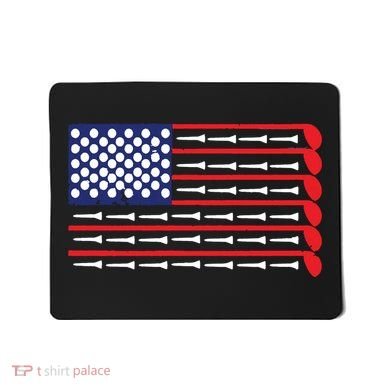American Flag Golf Mousepad