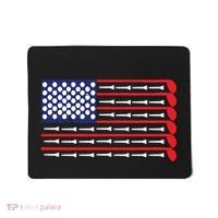American Flag Golf Mousepad thumb 0