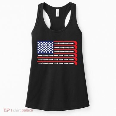 American Flag Golf Women's Tank Top