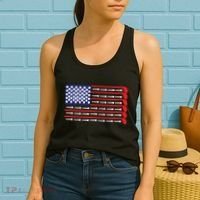 American Flag Golf Women's Tank Top thumb 2