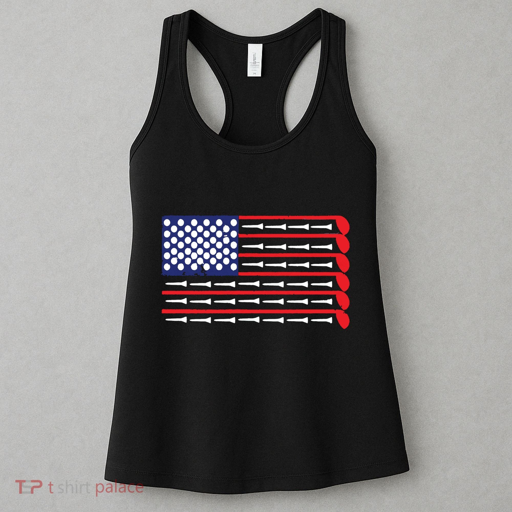American Flag Golf Women's Tank Top