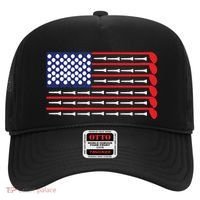American Flag Golf Hat thumb 0
