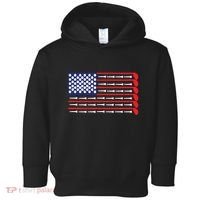 American Flag Golf Toddler Hoodie thumb 0
