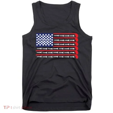 American Flag Golf Tank Top