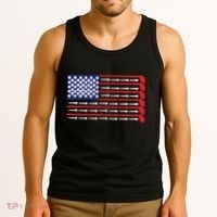 American Flag Golf Tank Top thumb 3