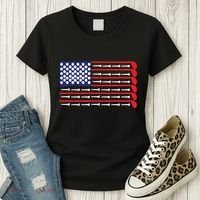 American Flag Golf Women's T-Shirt thumb 3