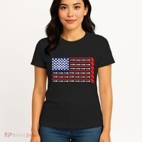 American Flag Golf Women's T-Shirt thumb 4