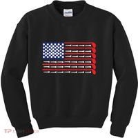 American Flag Golf Kids Sweatshirt thumb 0