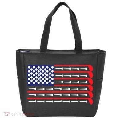 American Flag Golf Tote Bag