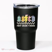 ABCD First Grade Rocks Pencil Lightning Teachers Rock Tumbler thumb 0