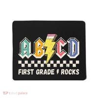 ABCD First Grade Rocks Pencil Lightning Teachers Rock Mousepad thumb 0