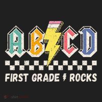 ABCD First Grade Rocks Pencil Lightning Teachers Rock Hat thumb 2
