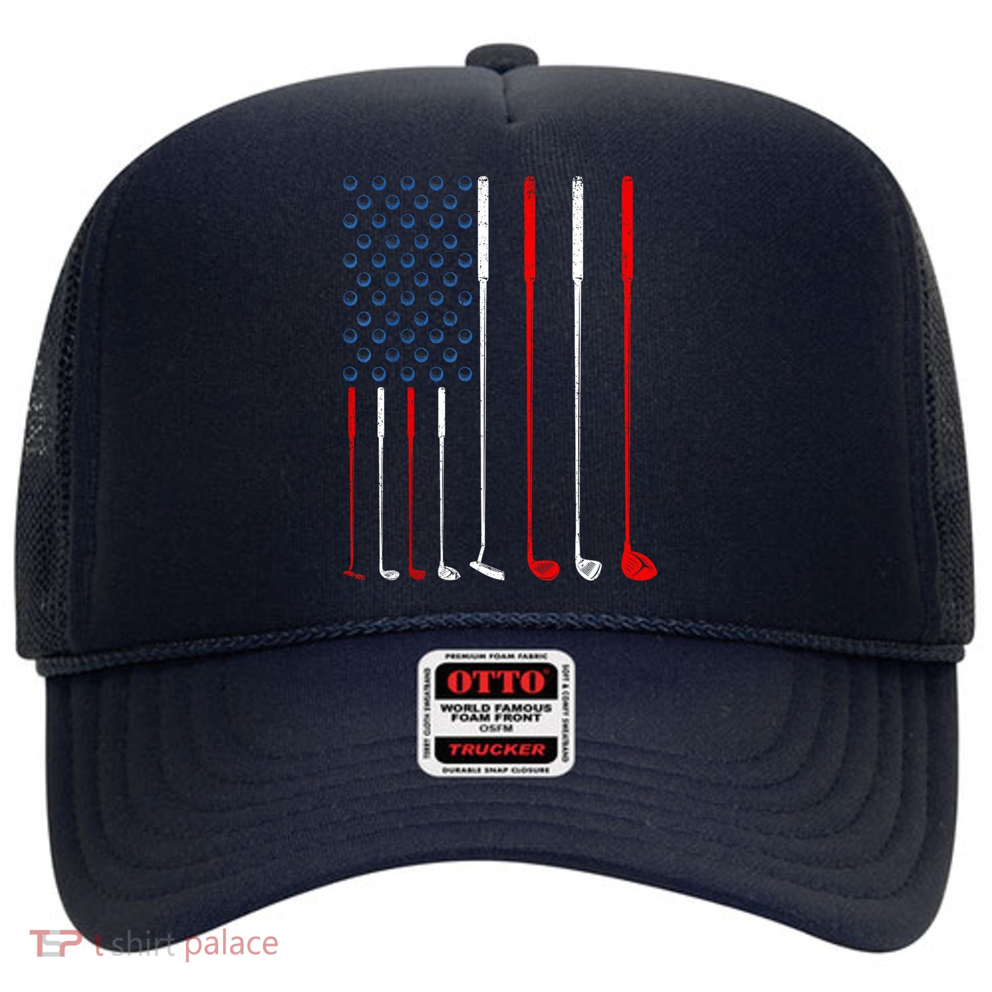 American Flag Golf Clubs Gift Hat