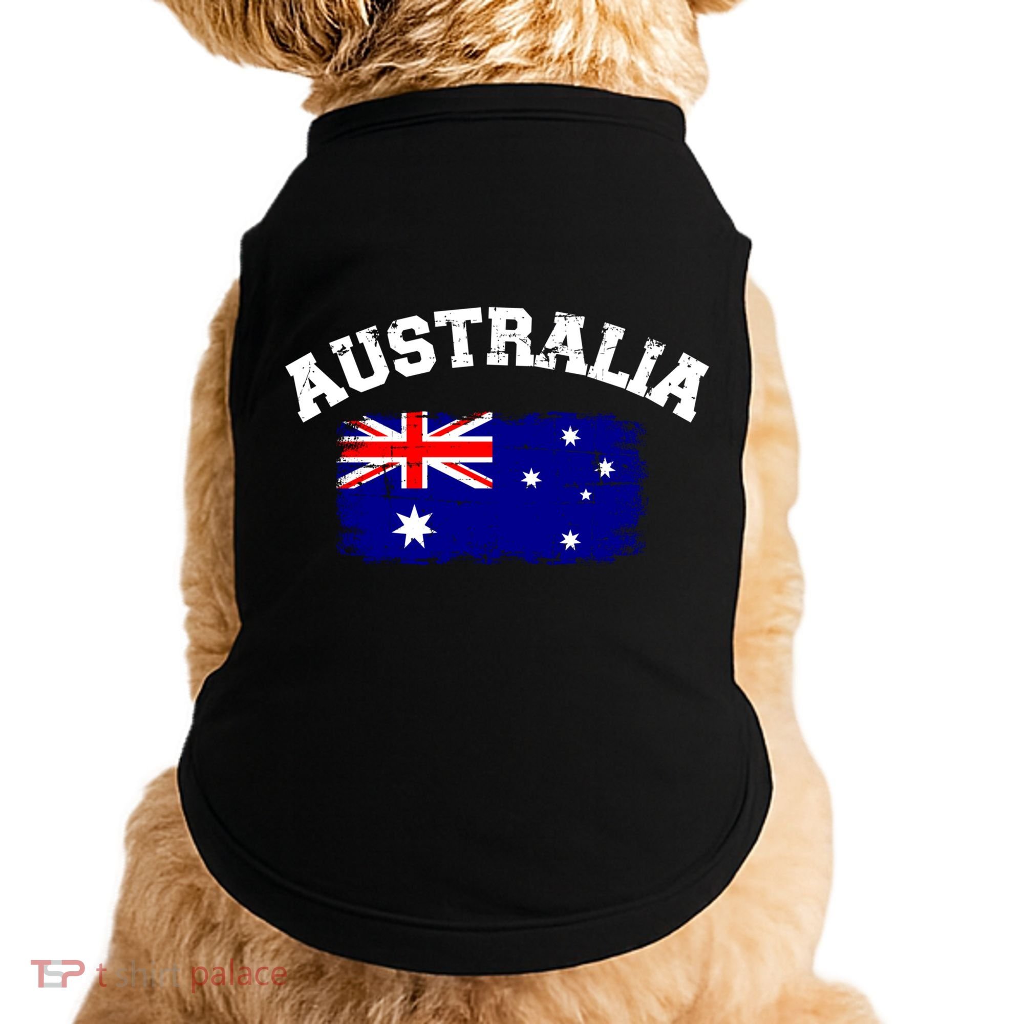 Australia Flag Gift Doggie Tank