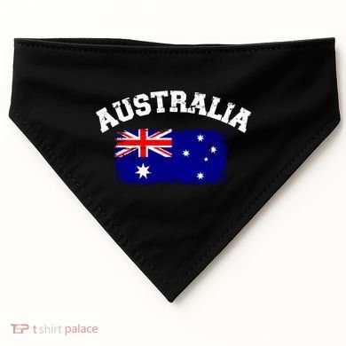 Australia Flag Gift USA-Made Doggie Bandana