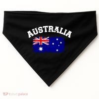 Australia Flag Gift USA-Made Doggie Bandana thumb 0