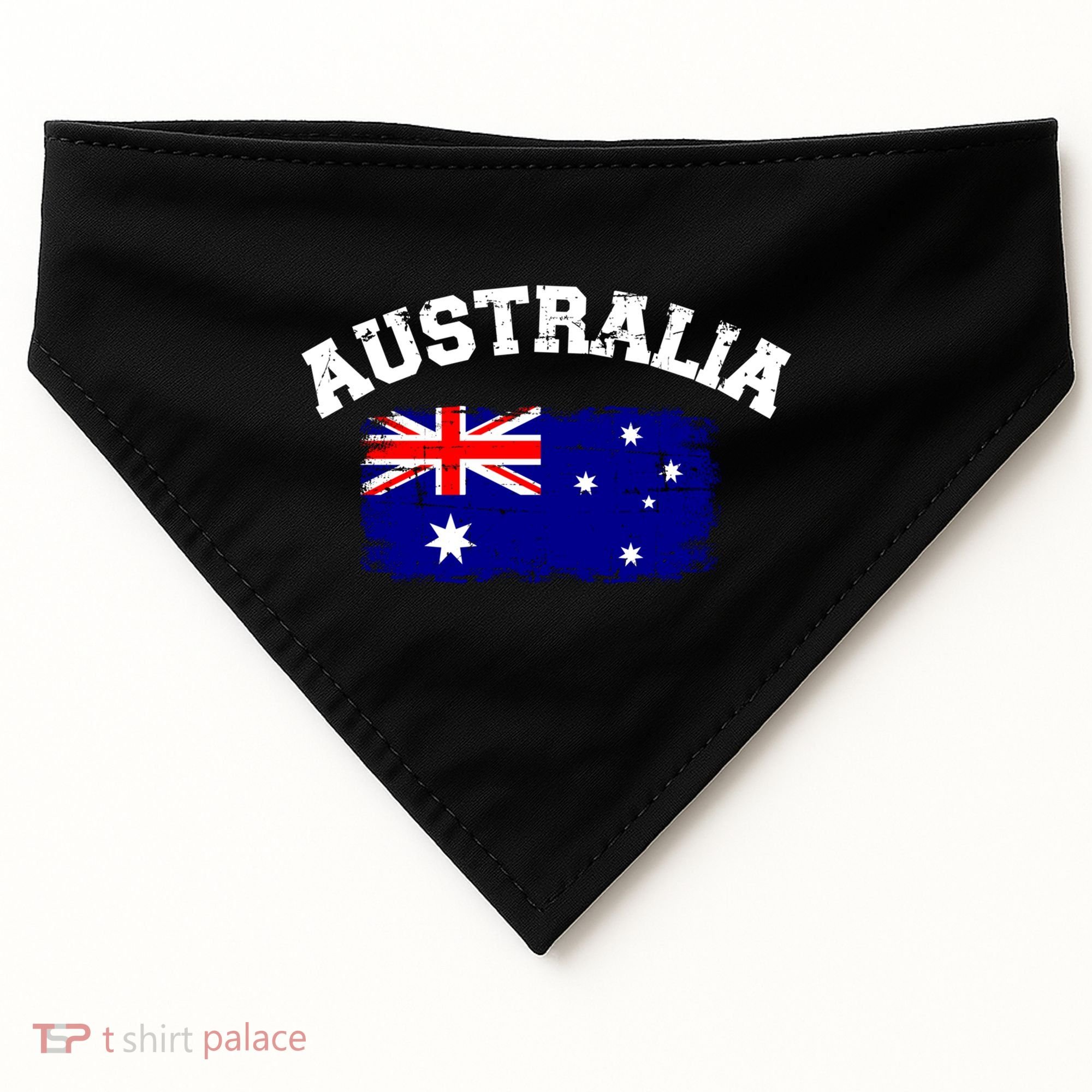 Australia Flag Gift USA-Made Doggie Bandana