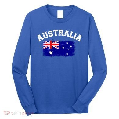 Australia Flag Gift Long Sleeve Shirt
