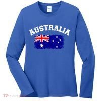 Australia Flag Gift Women's Long Sleeve Shirt thumb 0