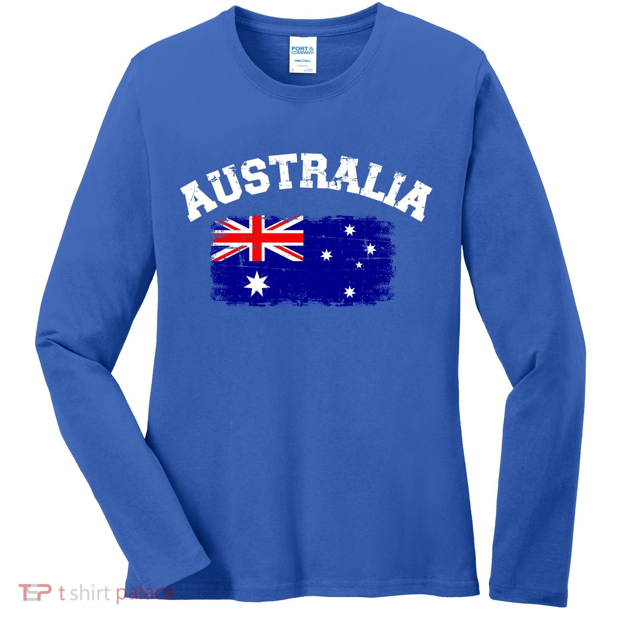 Australia Flag Gift Women's Long Sleeve Shirt