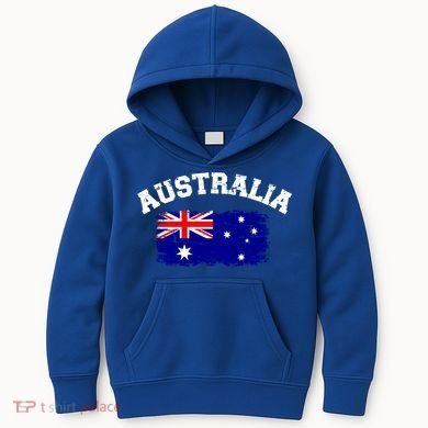 Australia Flag Gift Kids Hoodie