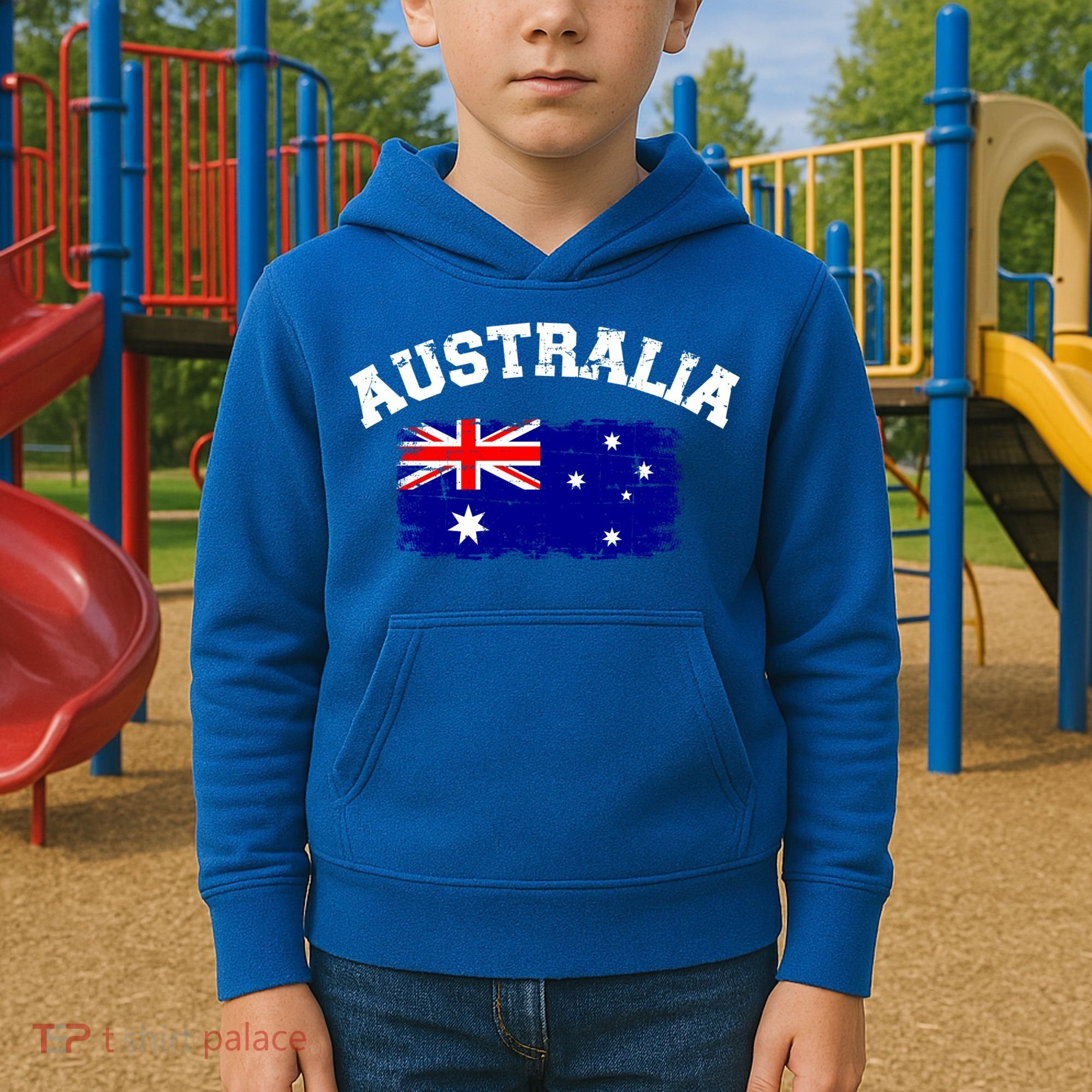 Australia Flag Gift Kids Hoodie