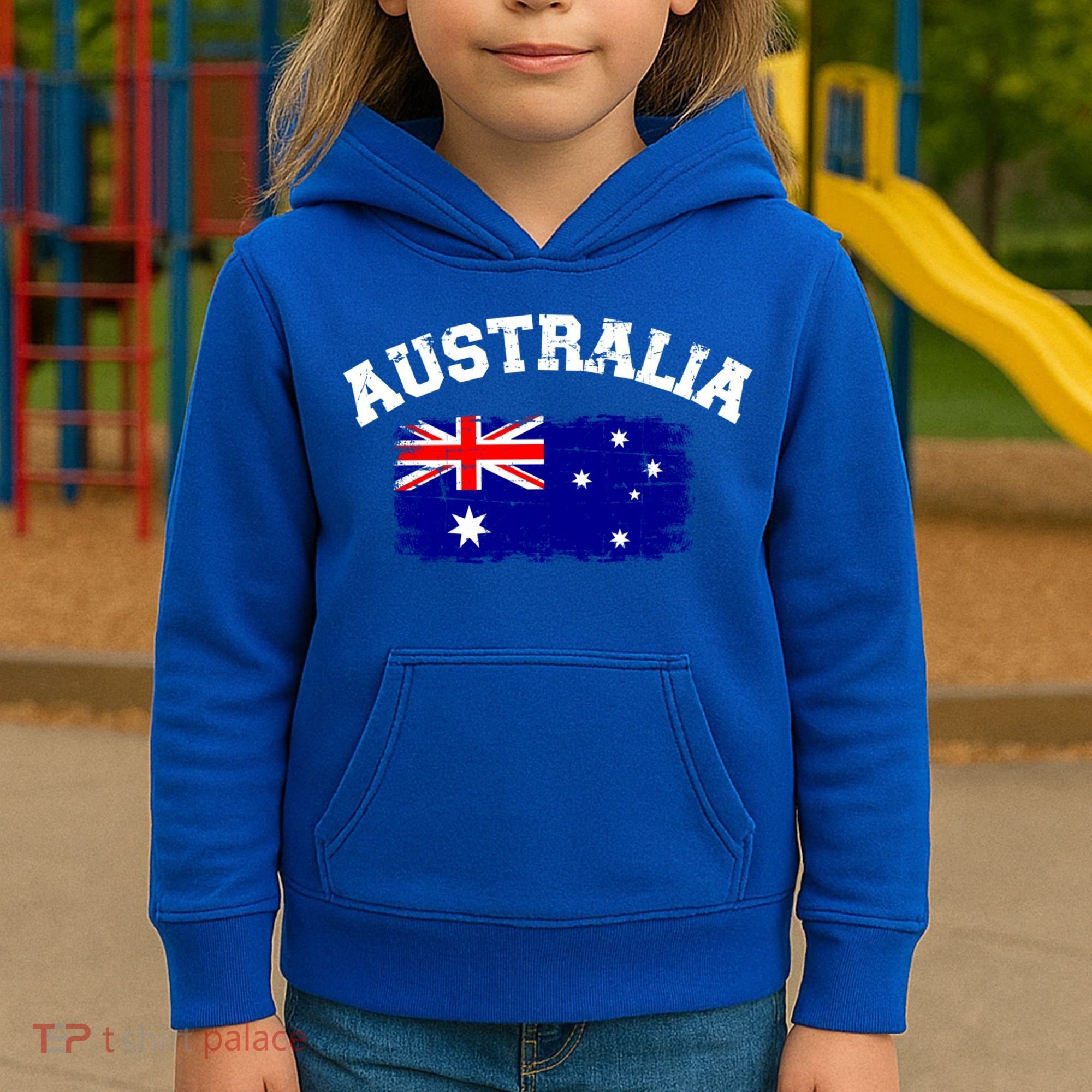 Australia Flag Gift Kids Hoodie