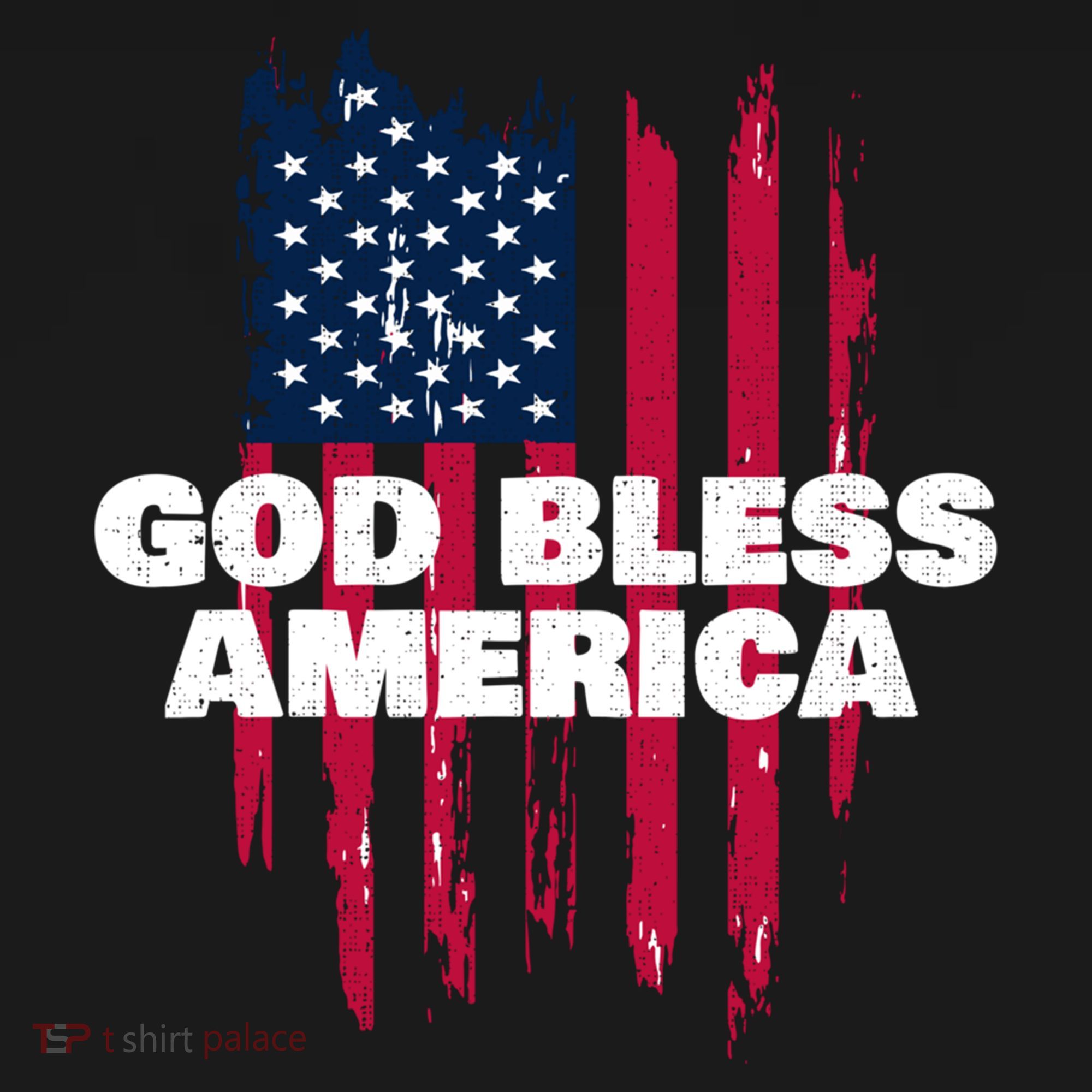 American Flag God Bless America Patriotic Gift Doggie Tank