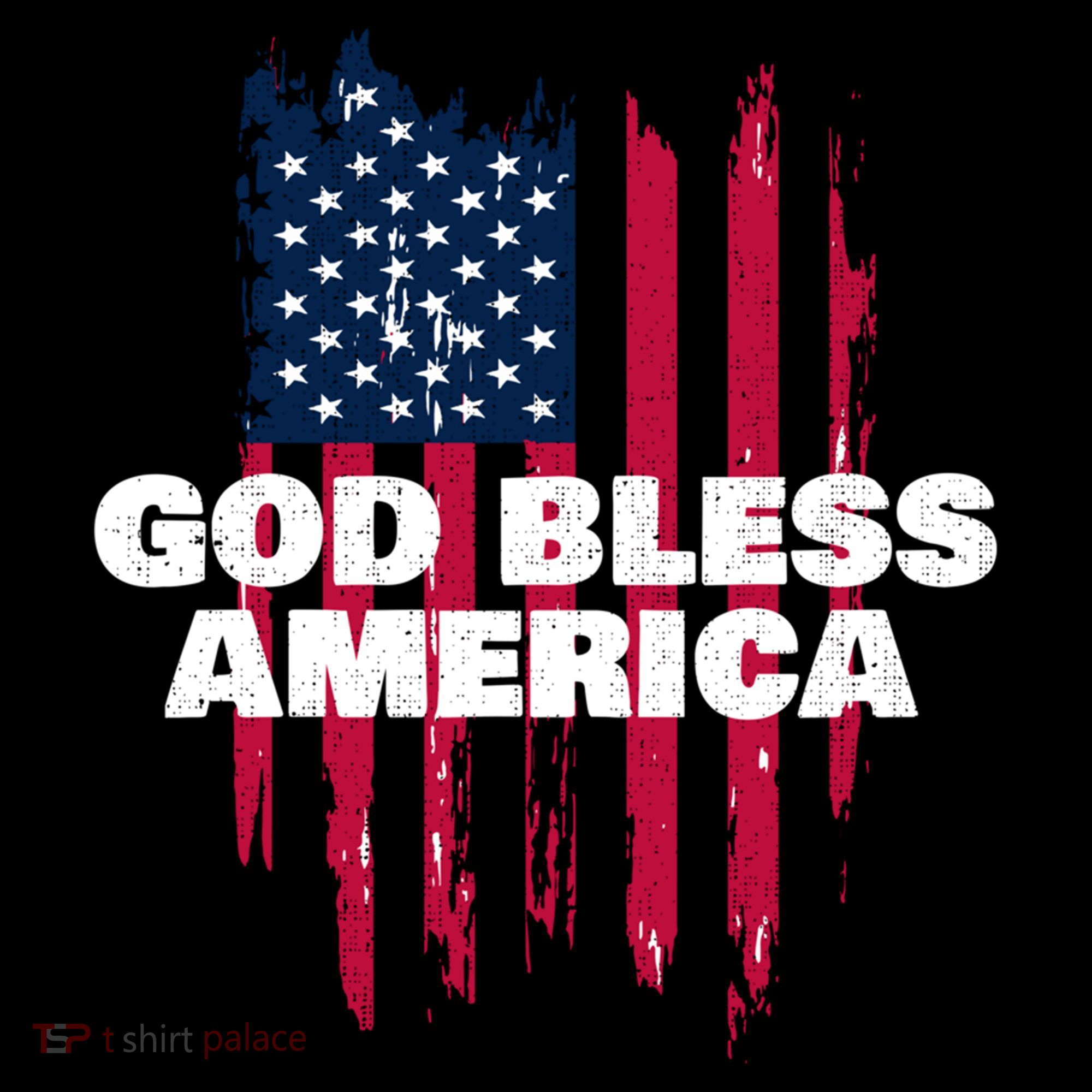American Flag God Bless America Patriotic Gift Women's Hoodie